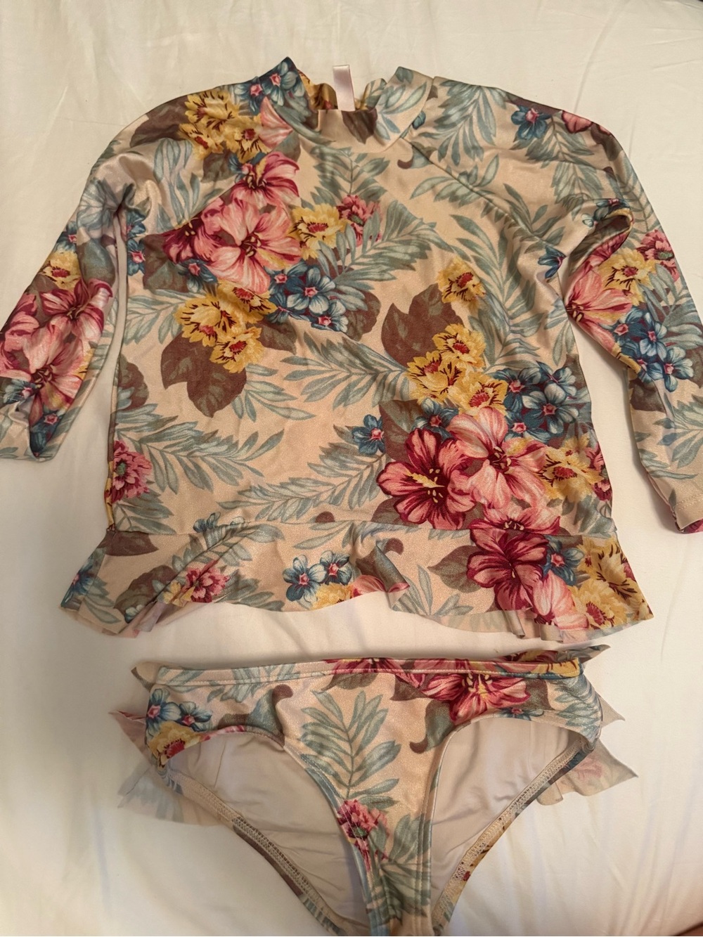 Zimmermann Floral Bikini Set in Pink, Yellow & Blue